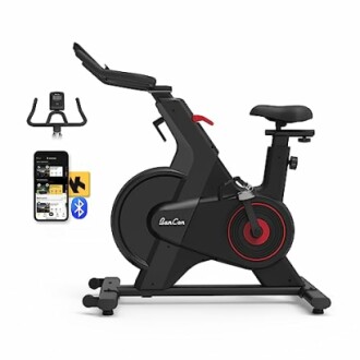 BANCON Stationary Exercise Bike Review: Magnetic Resistance, Bluetooth Connection, Adjustable Seat