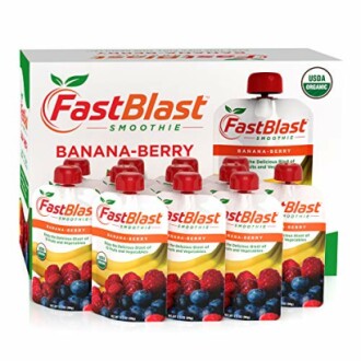 FastBlast Banana-Berry Smoothie Review - Supports Intermittent Fasting & Controls Appetite